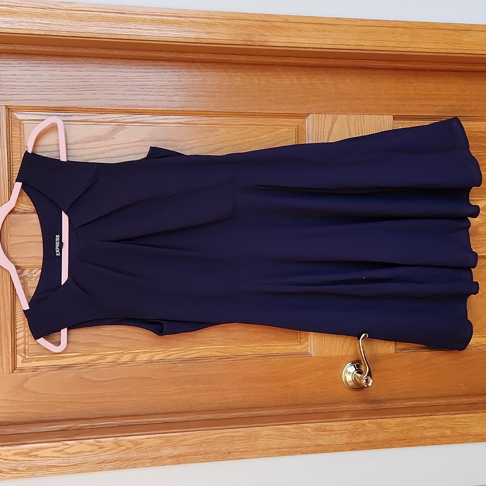 Purple A-Line Dress